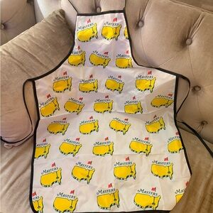 Masters Yellow and White Apron